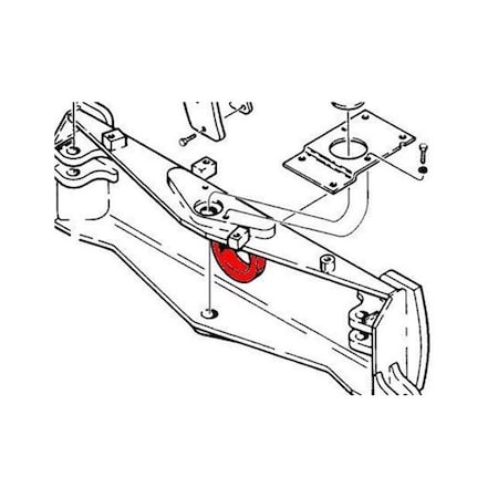 Aic Replacement Parts Swivel Ring Outer Fits Case  850B, 850C, 850D, 850E 100195A1-PVE